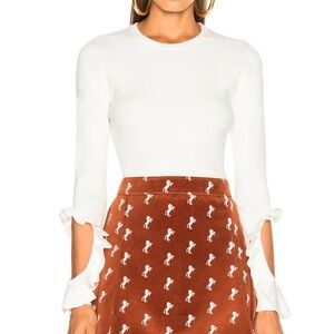 A.L.C Robin Sweater in White Size Medium